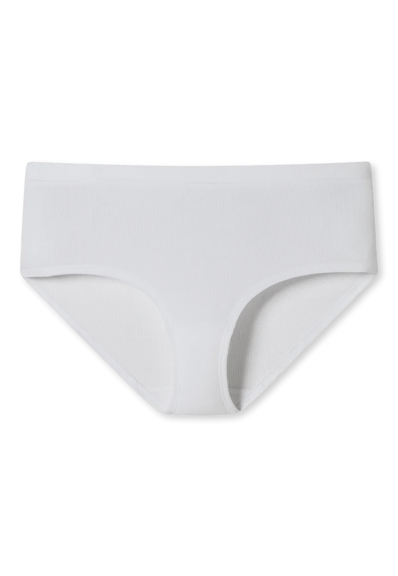 Panty Doppelripp Weiss - Pure Rib