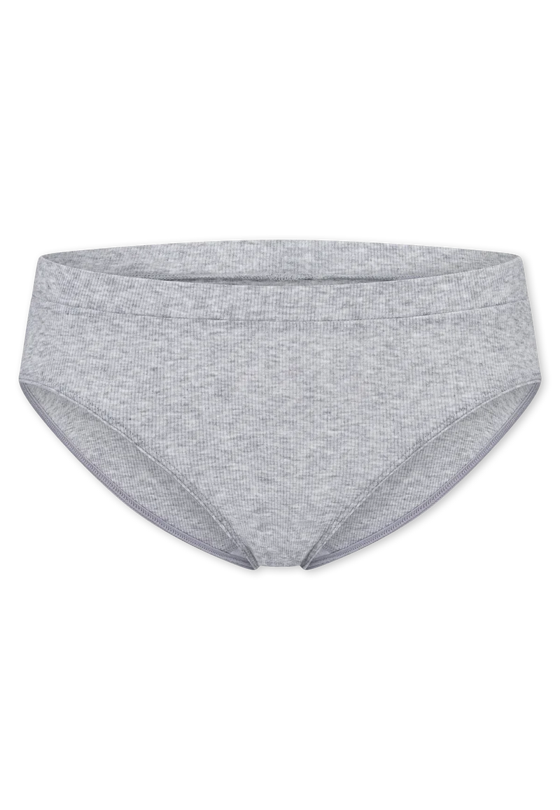 Slip Doppelripp Grau - Pure Rib
