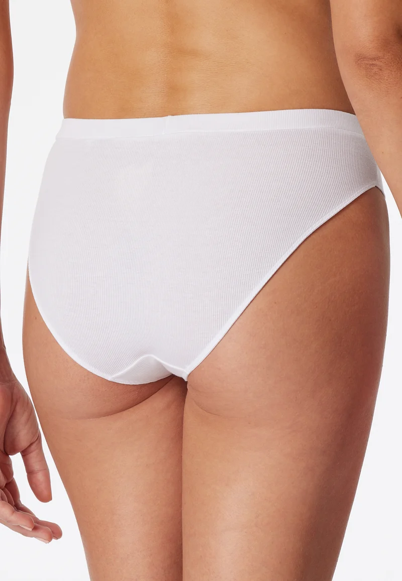 Slip Doppelripp Weiss - Pure Rib