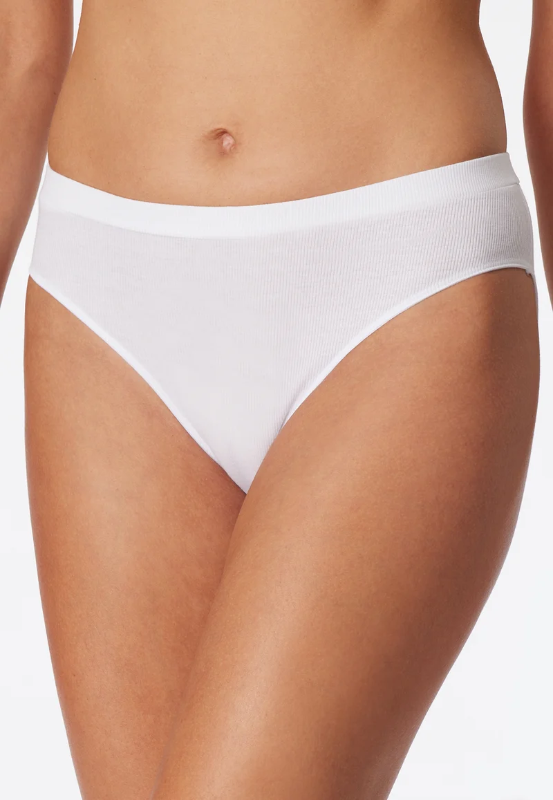 Slip Doppelripp Weiss - Pure Rib