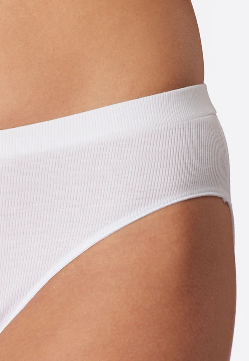Slip Doppelripp Weiss - Pure Rib