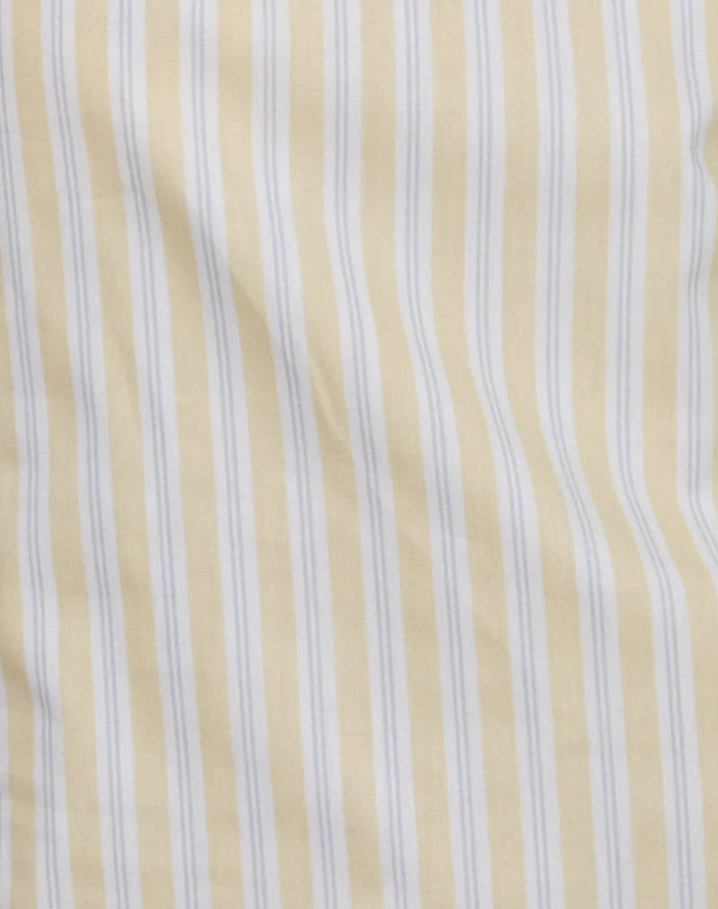 Miringa One Sleeve Top in Candy Stripe Yellow (Top à une manche)