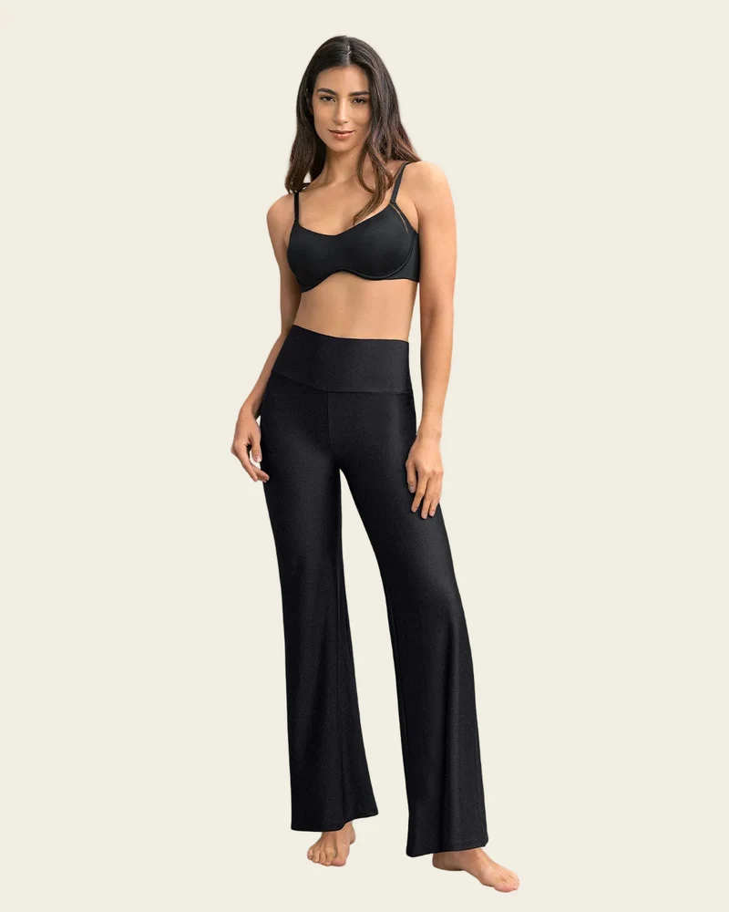 Legging évasé taille haute galbant