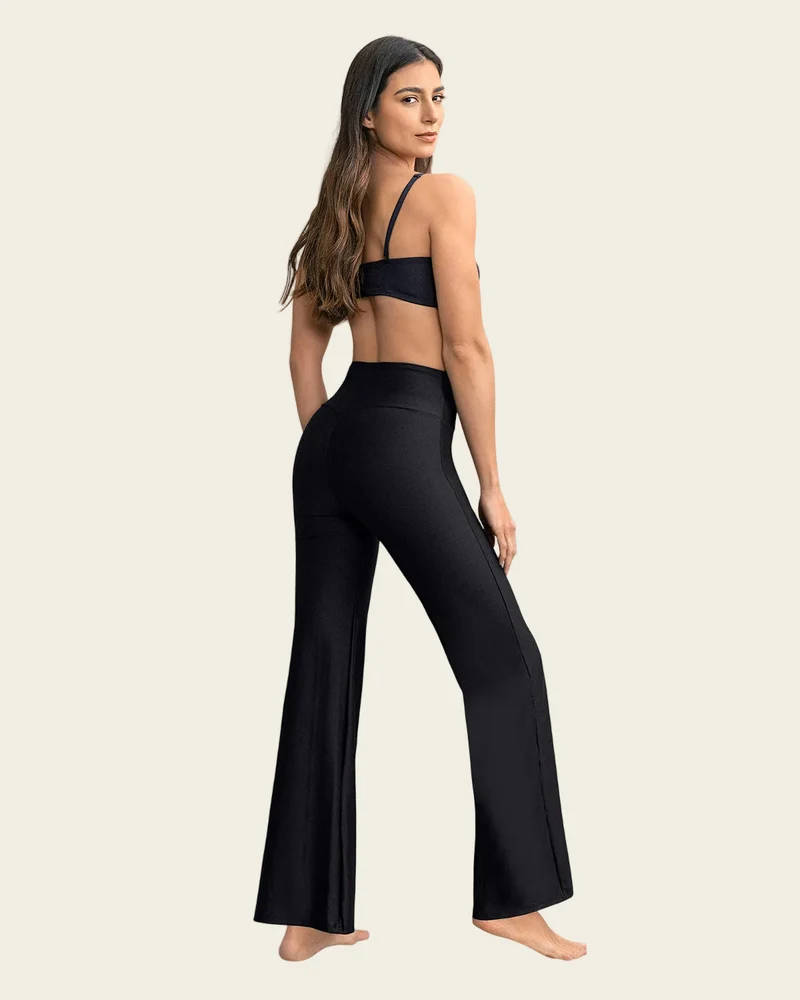 Legging évasé taille haute galbant