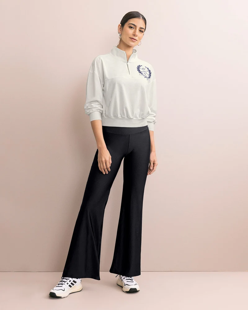 Legging évasé taille haute galbant
