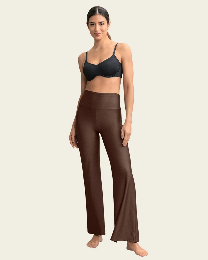 Legging évasé taille haute galbant