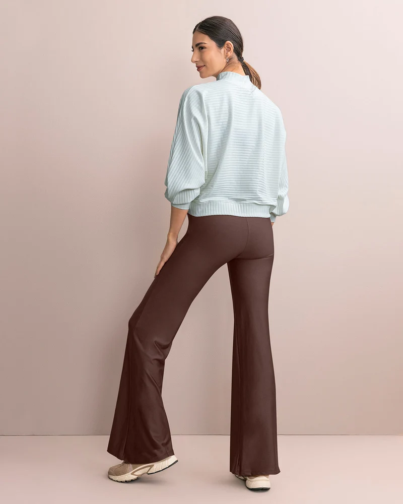 Legging évasé taille haute galbant