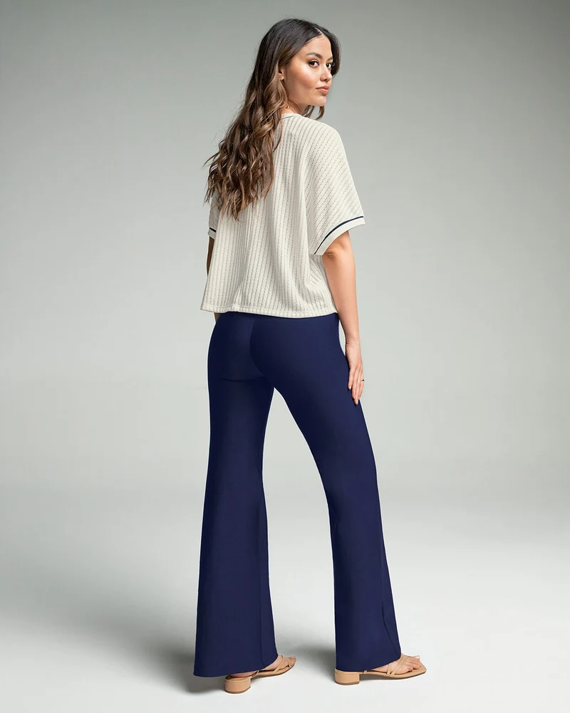 Legging évasé taille haute galbant