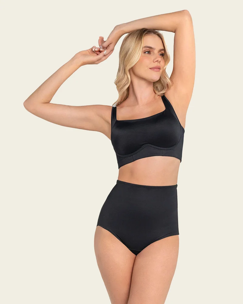 Culotte classique à fort contrôle, taille extra haute