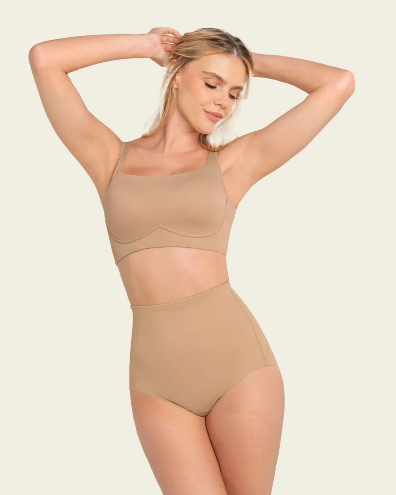 Culotte classique à fort contrôle, taille extra haute