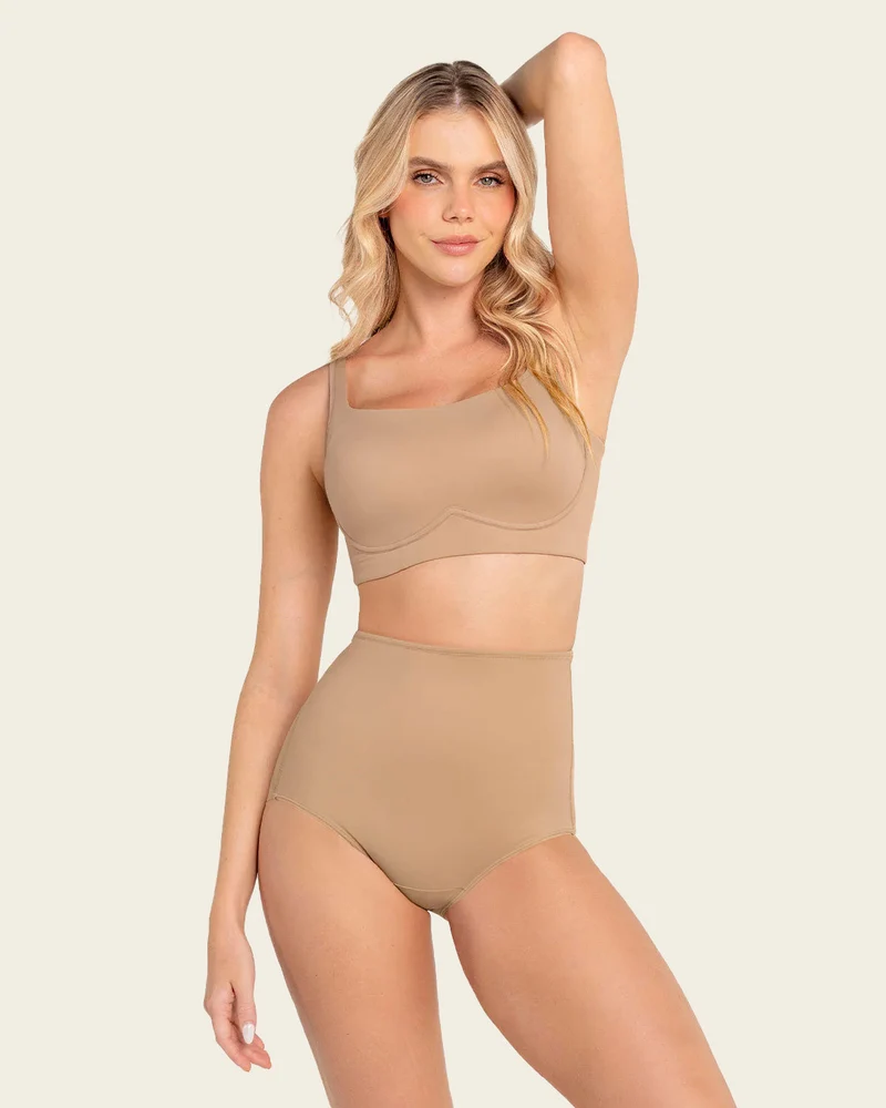 Culotte classique à fort contrôle, taille extra haute