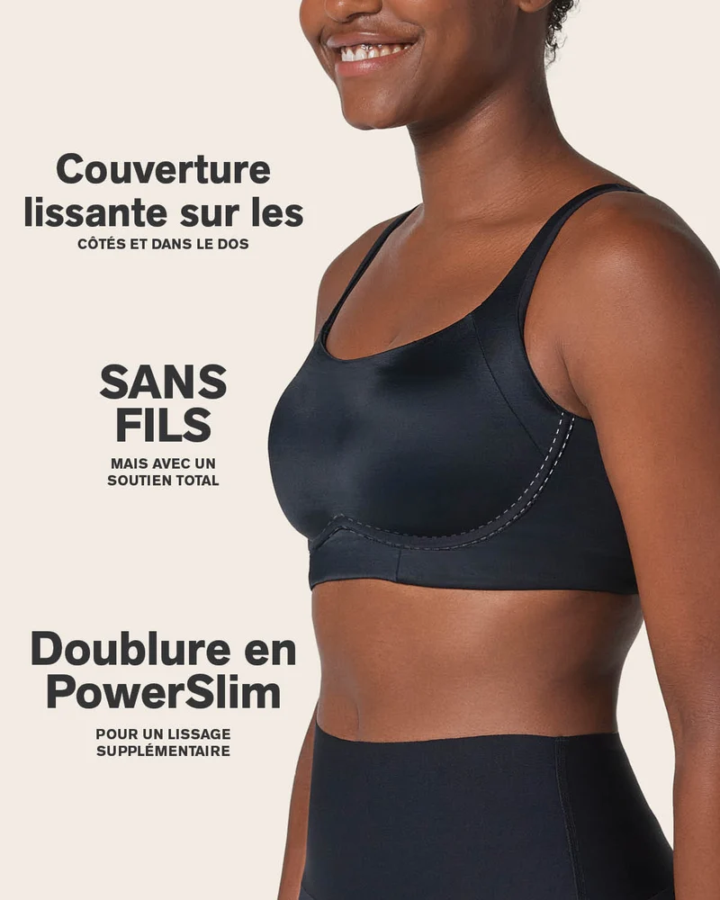 Pack de 2 brassières ultra confortables à haut maintien et couvrance