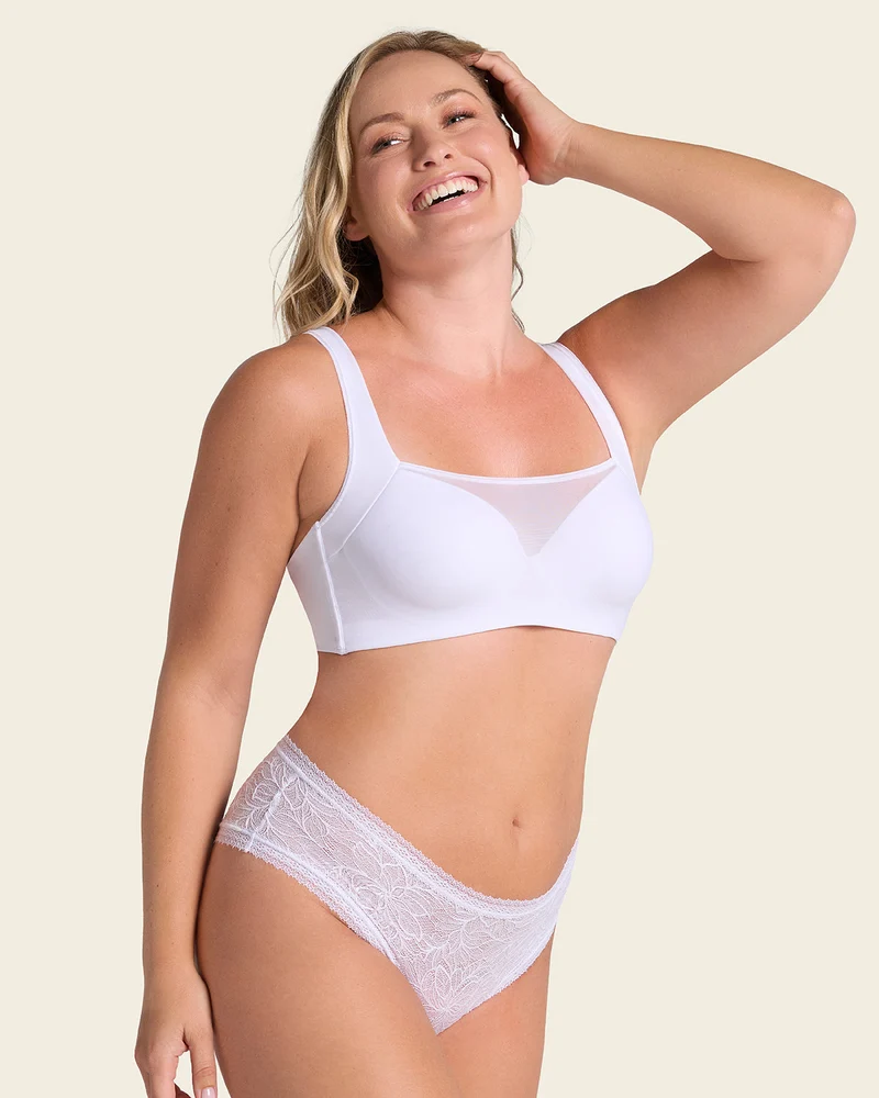 Pack de 2 soutiens-gorge avec une bonne couverture des emmanchures et du dos