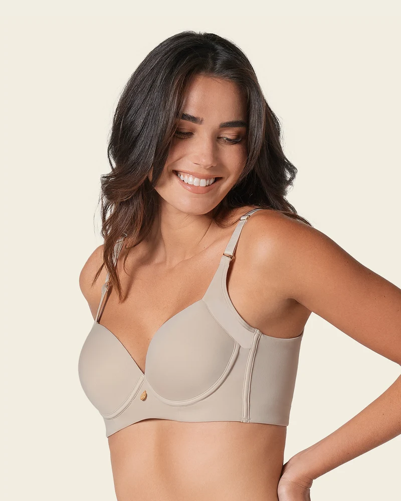 Pack de 2 soutiens-gorge push-up souples avec une bonne couverture au niveau des emmanchures et du dos