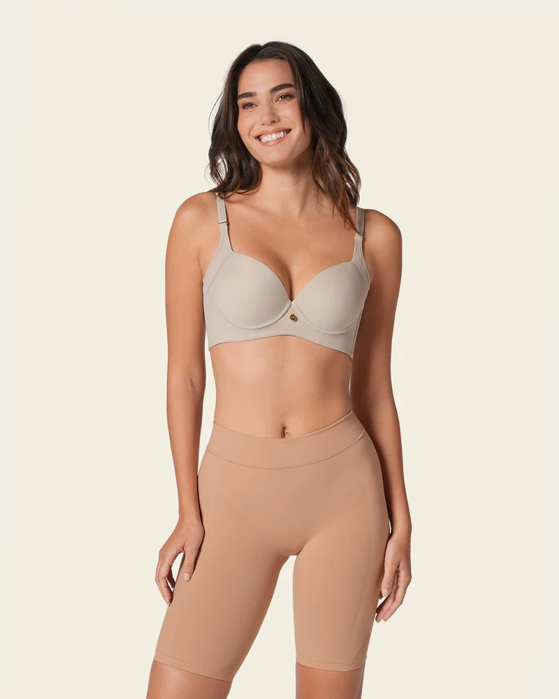 Pack de 2 soutiens-gorge push-up souples avec une bonne couverture au niveau des emmanchures et du dos