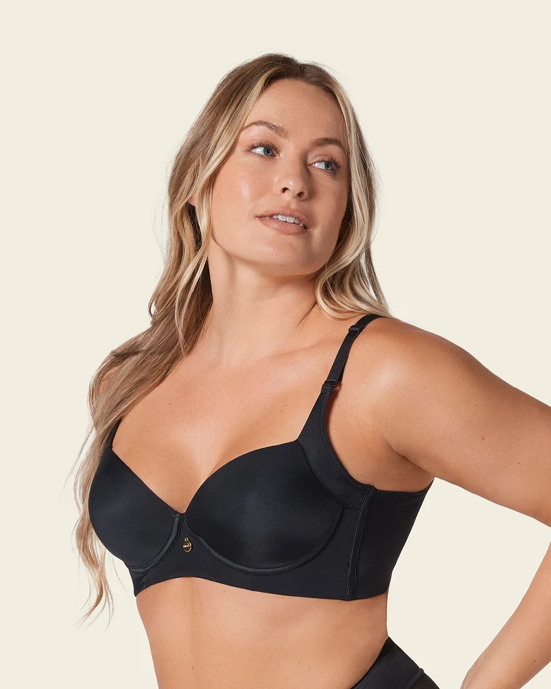 Pack de 2 soutiens-gorge push-up souples avec une bonne couverture au niveau des emmanchures et du dos
