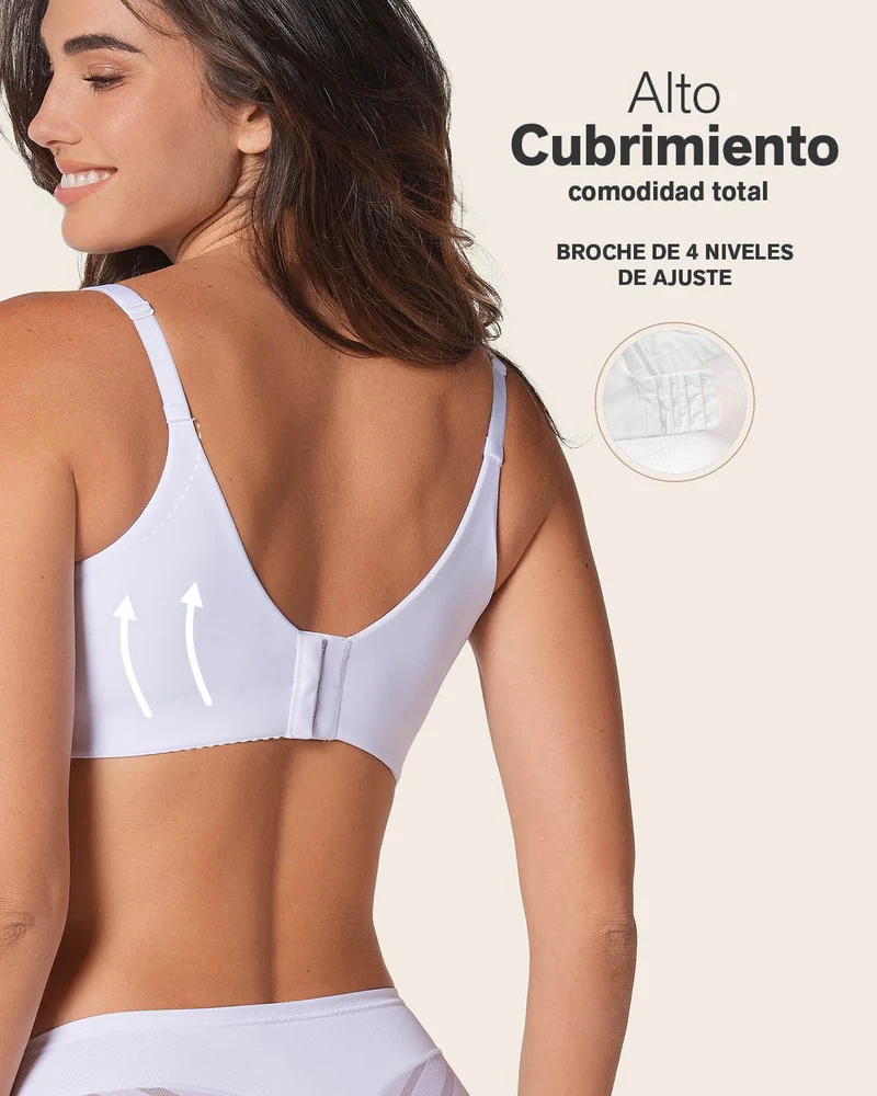 Pack de 2 soutiens-gorge push-up souples avec une bonne couverture au niveau des emmanchures et du dos