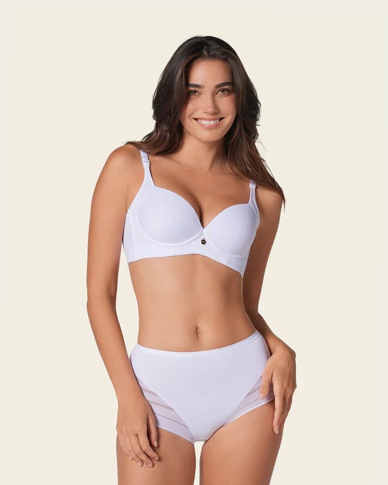 Pack de 2 soutiens-gorge push-up souples avec une bonne couverture au niveau des emmanchures et du dos