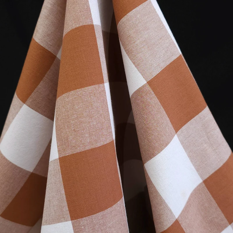 Tissu de coton vichy Tissé Teint | Camp Gingham | Fableism | Graham | 148 cm | FIN DE ROULEAU