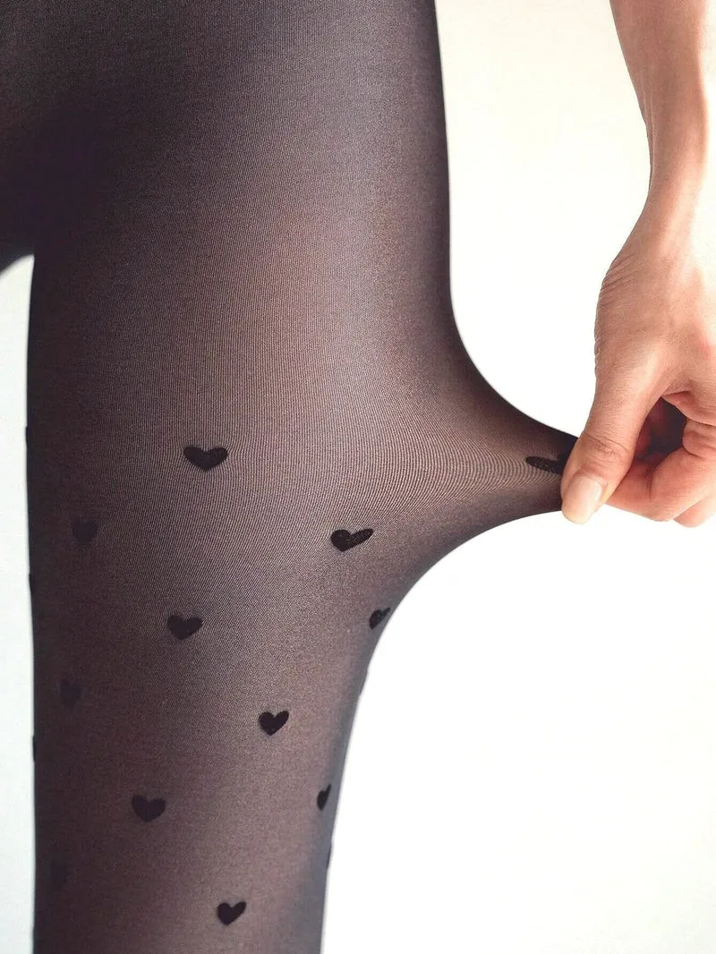 Collant Coeur Doublé Polaire
