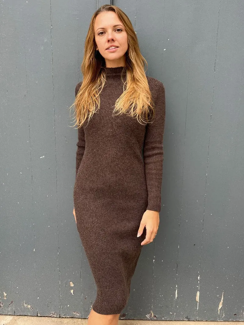 Robe Pull Col Roulé - Celestine