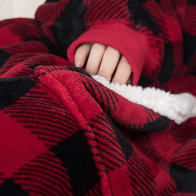 Pull Plaid Couverture
