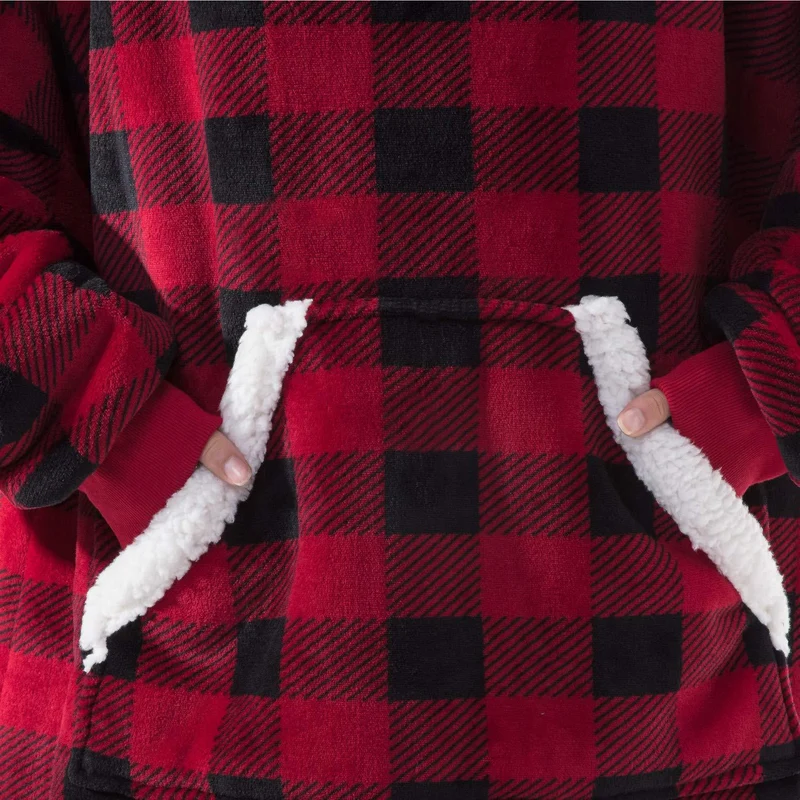 Pull Plaid Couverture