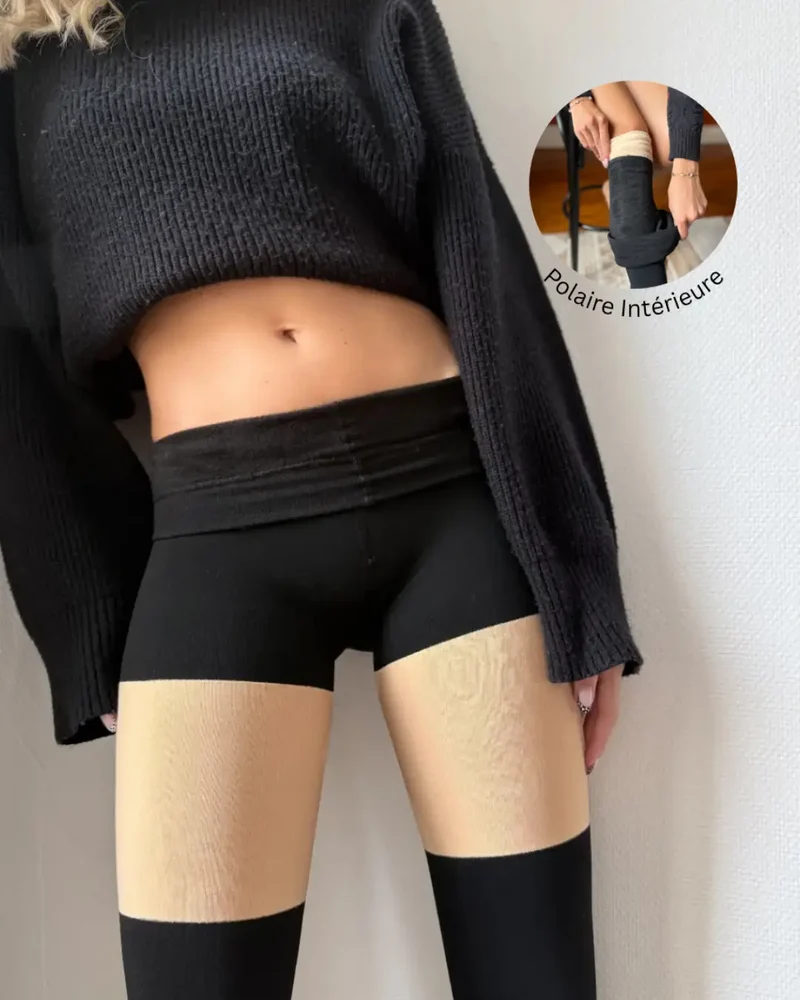Collant Fausses Chaussettes Hautes