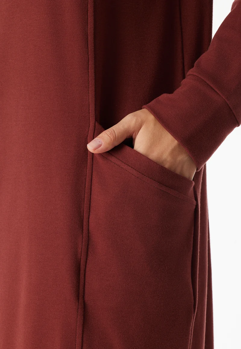 Nachthemd langarm Bordeaux - Selected Premium Warming