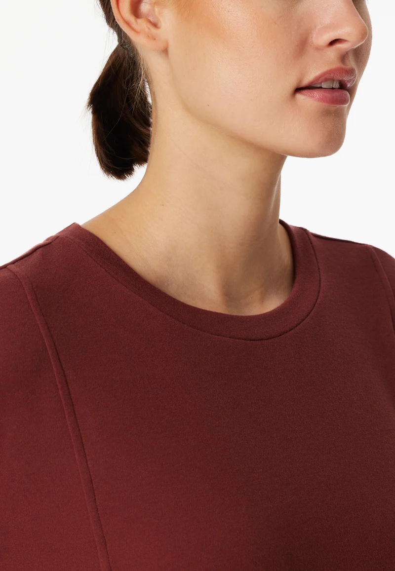 Nachthemd langarm Bordeaux - Selected Premium Warming