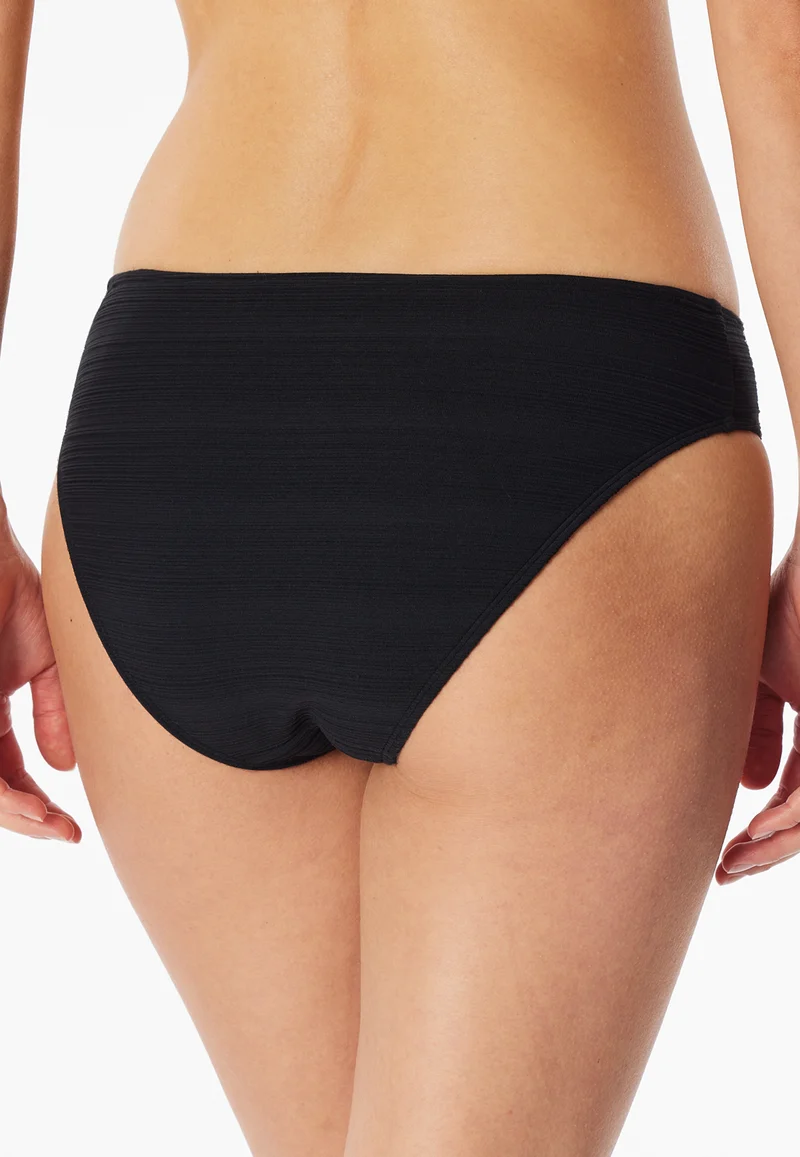 Bikinislip Schwarz gestreift - Aqua