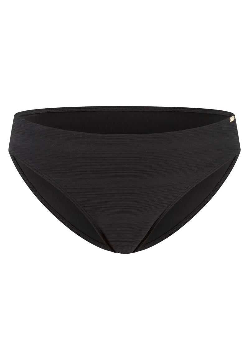 Bikinislip Schwarz gestreift - Aqua
