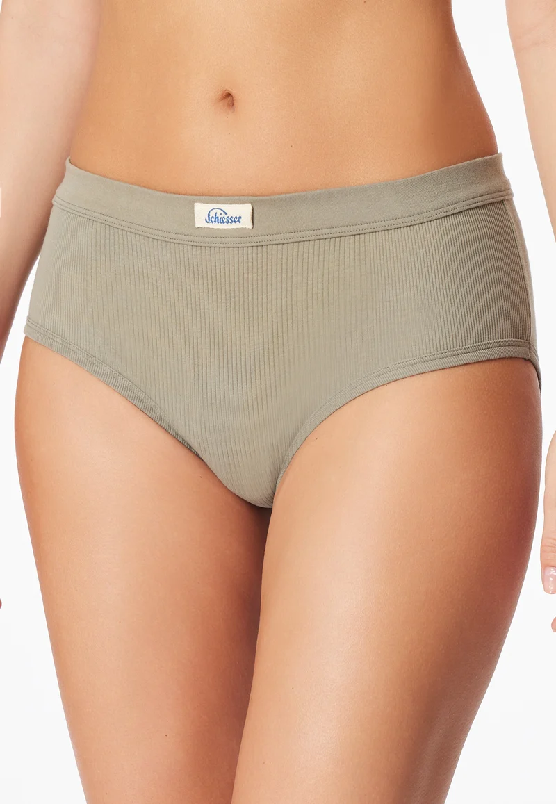 Panty Feinripp Oliv - Revival Paula