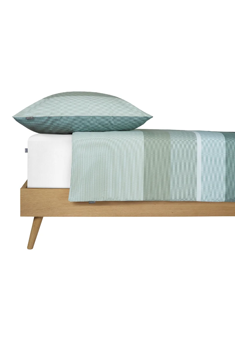 Bettwäscheset 2-teilig Blau gestreift - SCHIESSER Home