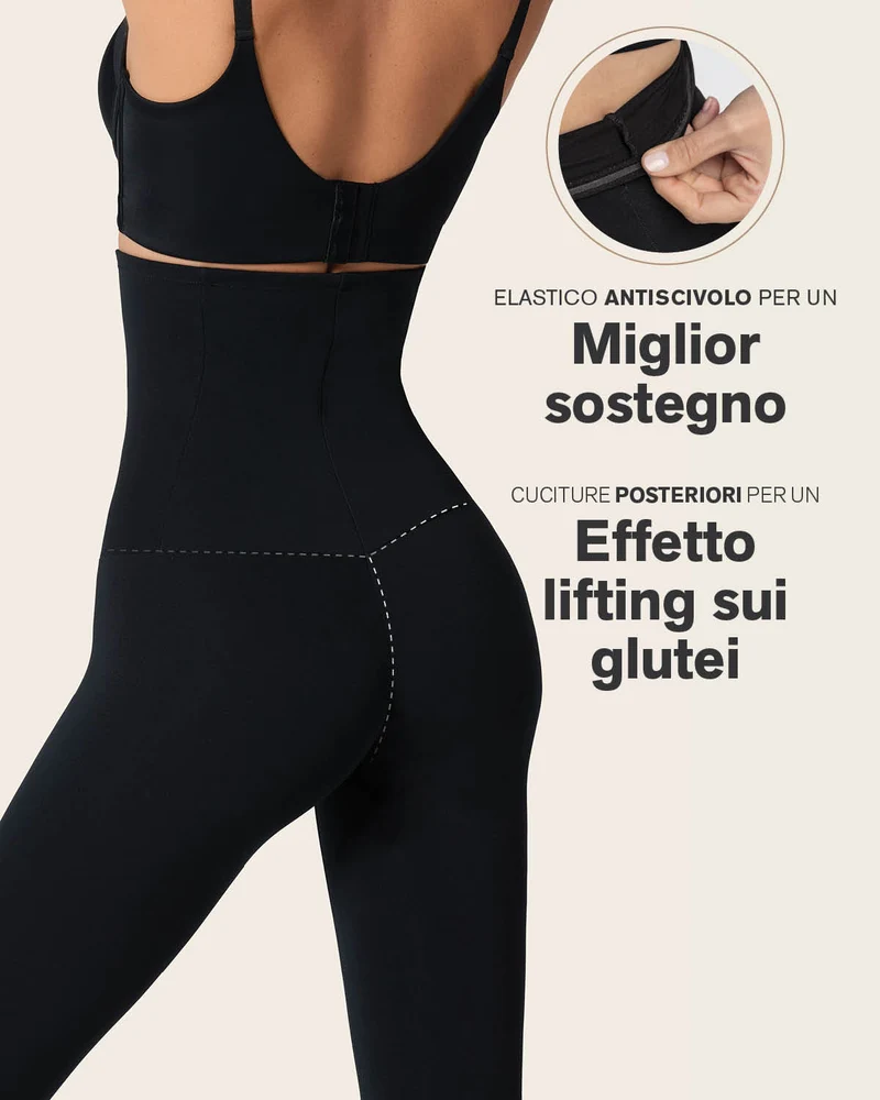 Legging taille haute avec contrôle du ventre et des jambes