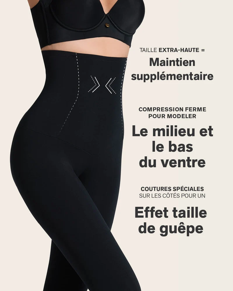 Legging taille haute avec contrôle du ventre et des jambes
