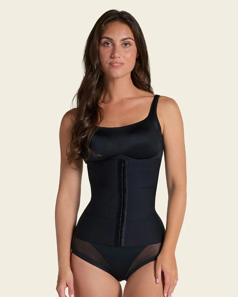 Ceinture abdominale à contrôle modérée avec bandes anatomiques