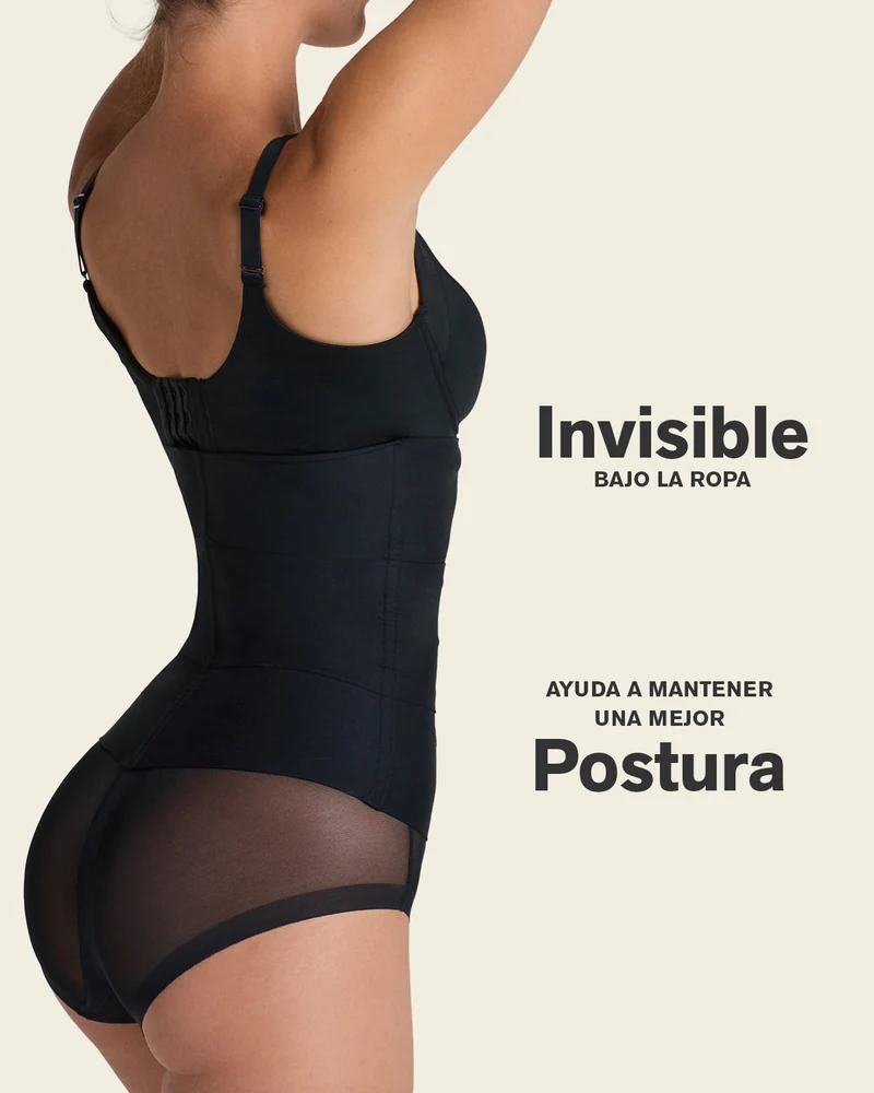 Ceinture abdominale à contrôle modérée avec bandes anatomiques