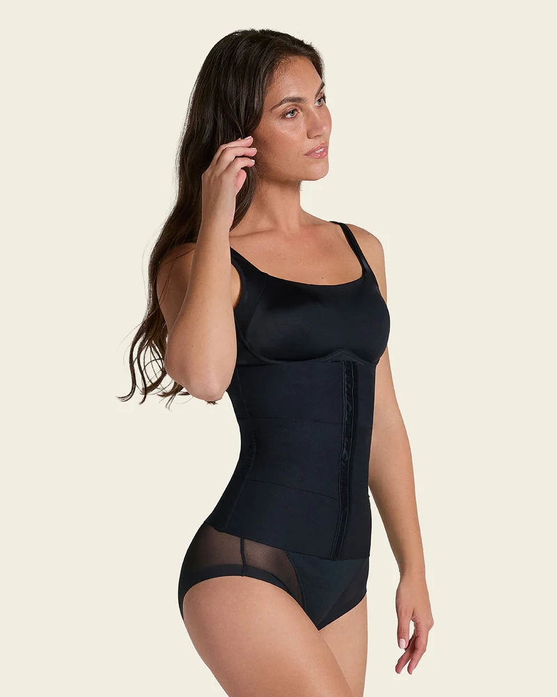 Ceinture abdominale à contrôle modérée avec bandes anatomiques
