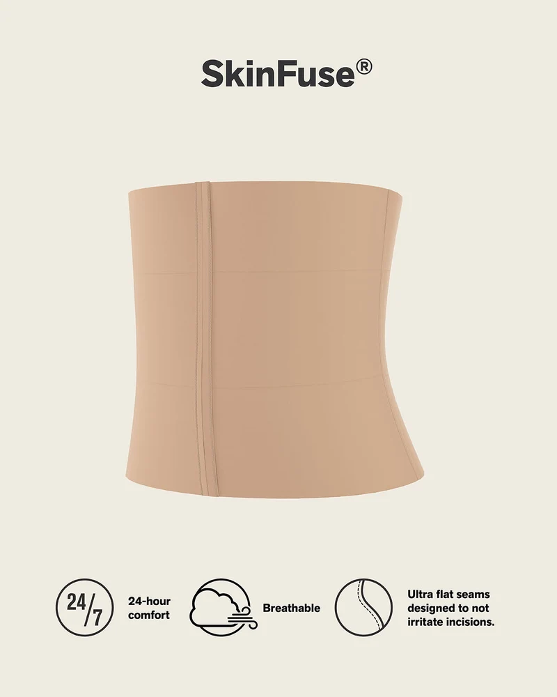 Ceinture abdominale à contrôle modérée avec bandes anatomiques