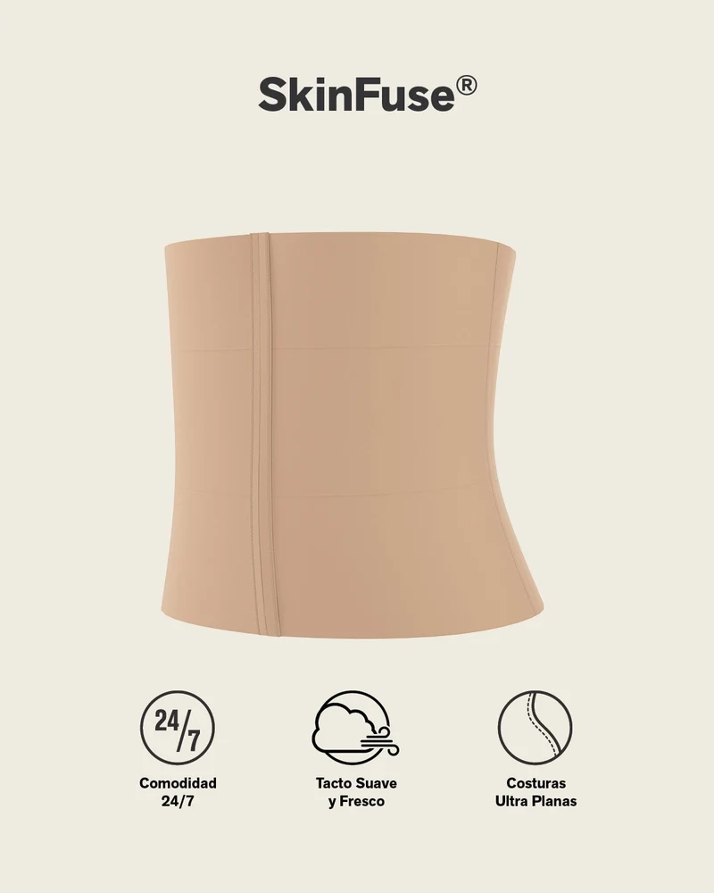 Ceinture abdominale à contrôle modérée avec bandes anatomiques