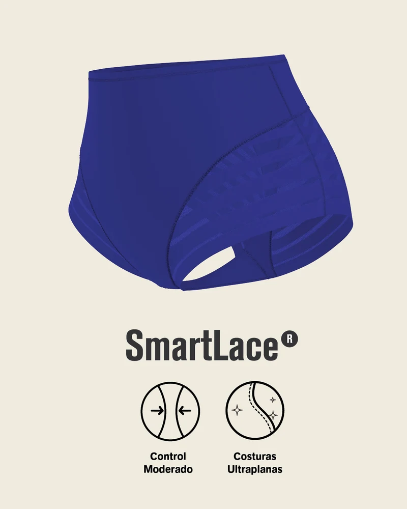 Lot de 2 Culottes Gainantes Classiques – Contrôle Modéré du Ventre et Bandes de Tulle