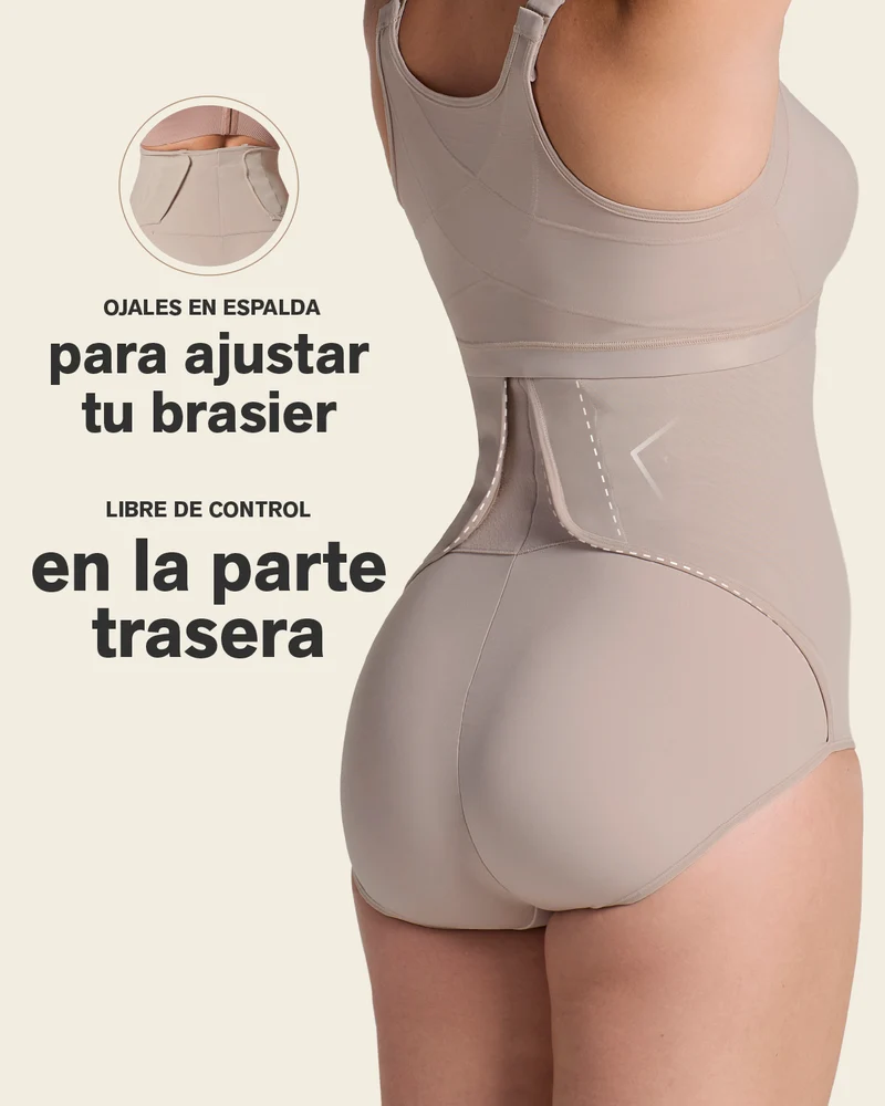 Culotte gainante post-partum et post-chirurgicale avec côtés larges velcro