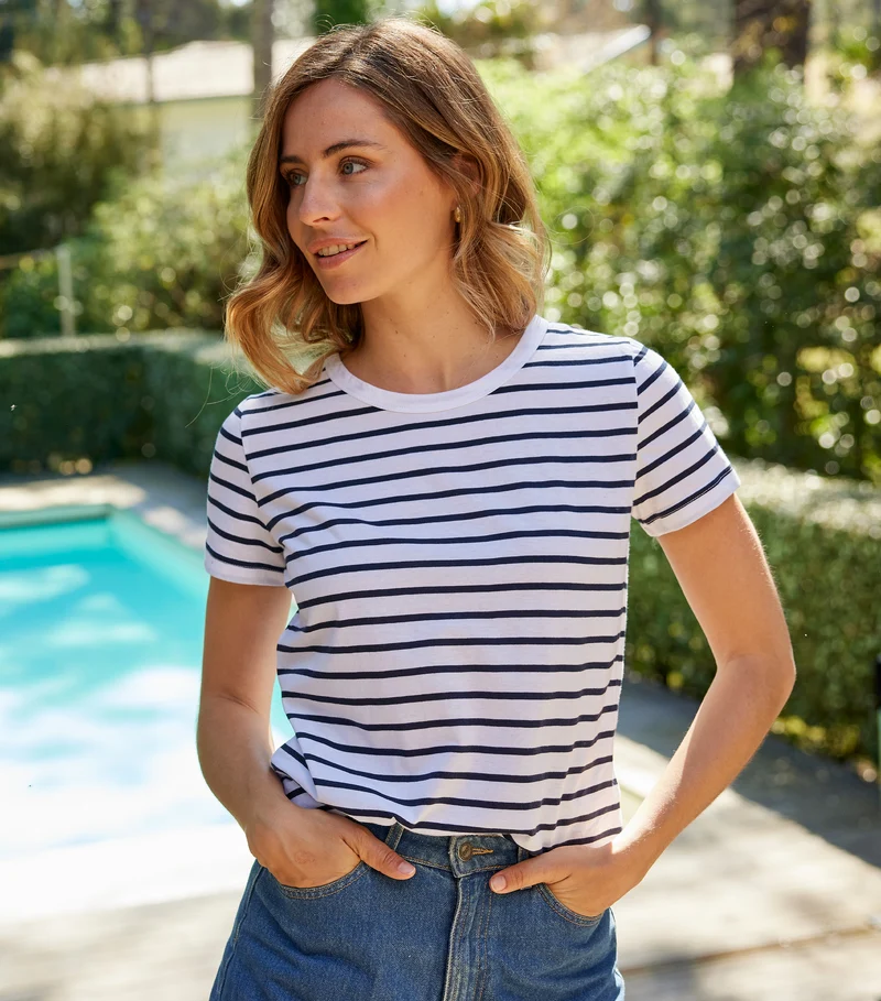 T-shirt Femme Marinière - Intemporel
