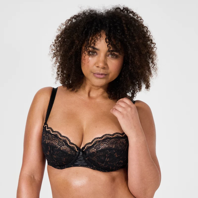 Soutien-gorge emboîtant noir Luccia
