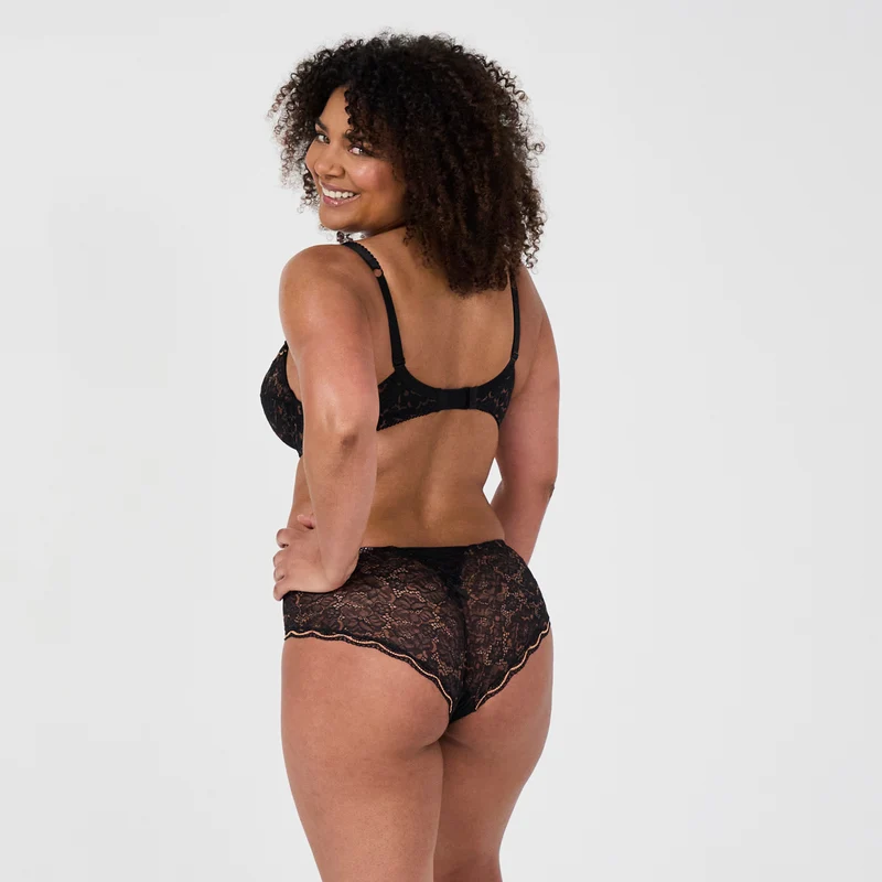 Soutien-gorge emboîtant noir Luccia