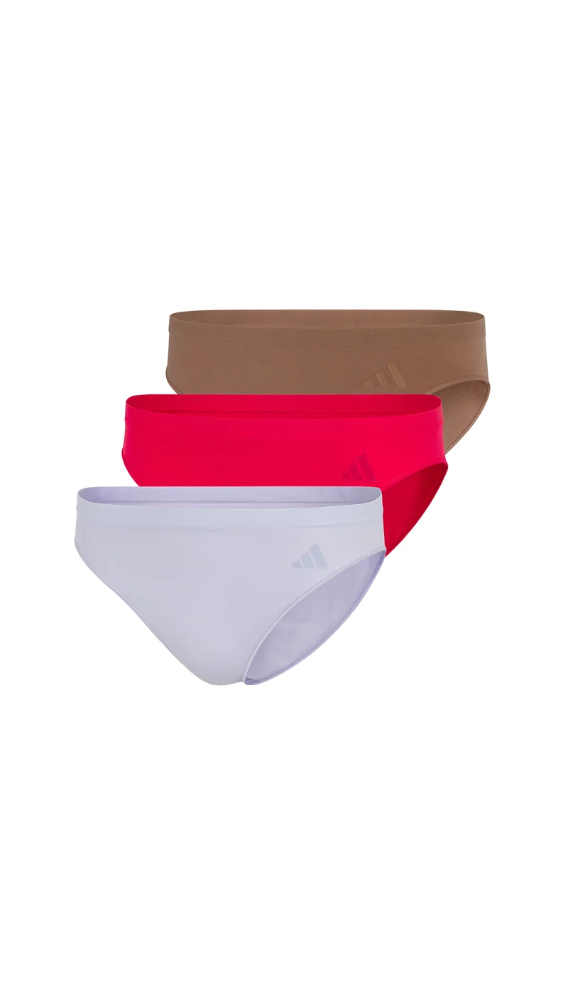 Slip 3er-Pack Rot/Lila/Braun - ADIDAS