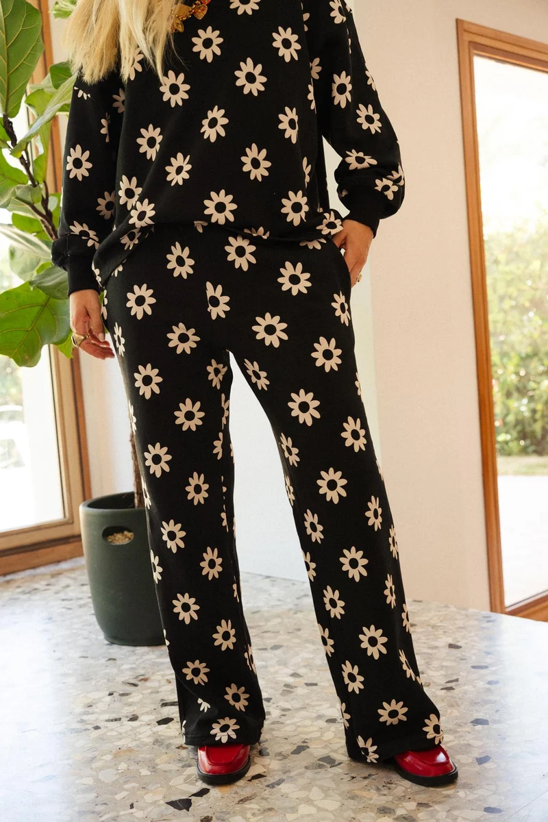 Sweat & Jogging 100% Coton - Dahlia Noir