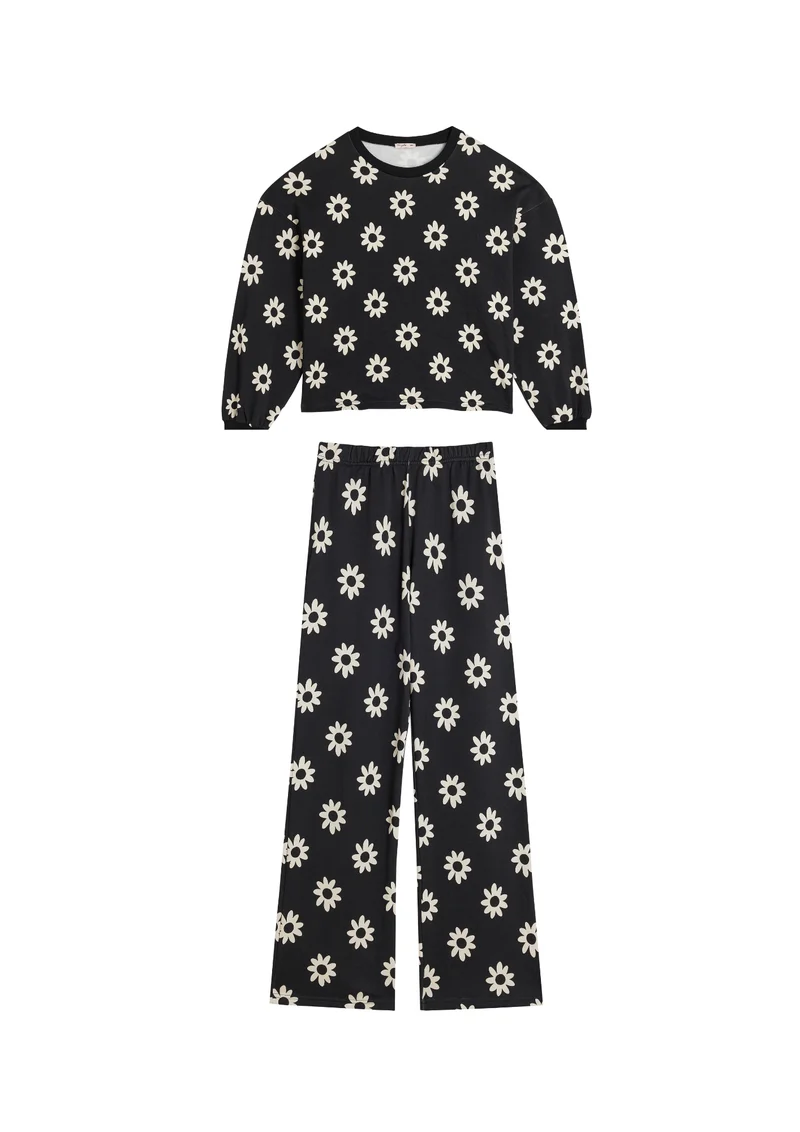 Sweat & Jogging 100% Coton - Dahlia Noir