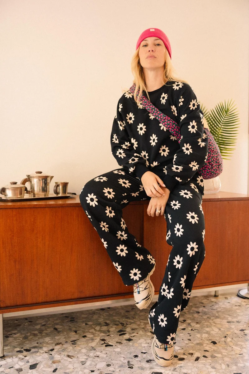 Sweat & Jogging 100% Coton - Dahlia Noir